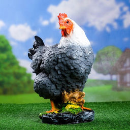 Садовая фигура из полистоуна «Курица кубанская», 33×20.5×40 см