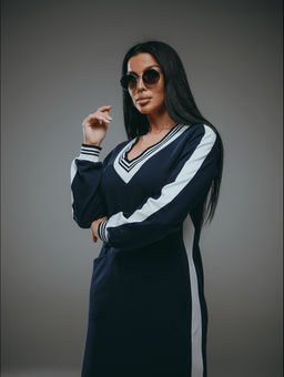 Дебора платье женское (синий)