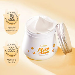 SADOER Увлажняющий крем для лица Milk Orange Moisturizing Cream, 80 гр  фото 2