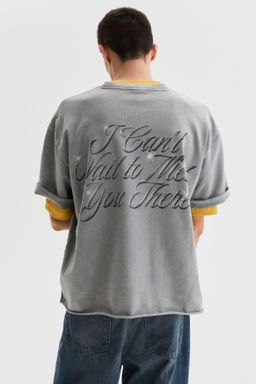 Camiseta boxy Oversized Fit - H&m фото 8