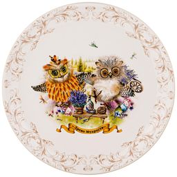 ТАРЕЛКА ПОДСТАНОВОЧНАЯ ДЕРЕВО МУДРОСТИ 26*26 СМ. ВЫСОТА=3 СМ. - Agness фото 2