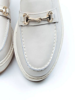 03-5062-3 BEIGE Лоферы женские (натуральная кожа)