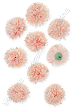 Головки цветов "Хризантема" 7 см (10 шт) SF-7874, нежно-розовый