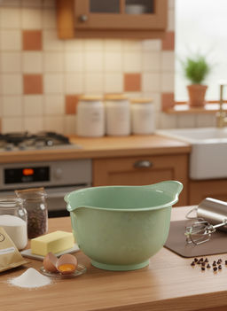 Цена за 2 шт. Миска для миксера "Мадена" 2,6л зеленый шалфей С437ЗЕЛШ