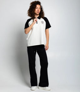 Спортивный костюм #КТ6605 (3), чёрный, кремовый - Dommod фото 2