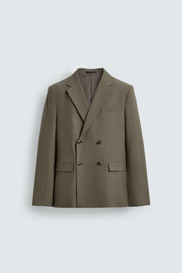 BLAZER CRUZADA TRAJE / Verde - Zara фото 7