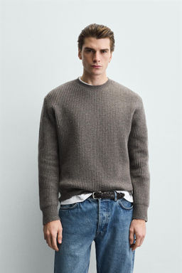 TEXTURED WOOL JUMPER - Zara фото 2
