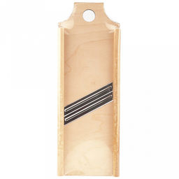 Терка-шинковка деревянная 42,5х15х3см, для капусты, 2 металлических лезвия (Россия) - Домашняя мода фото 2