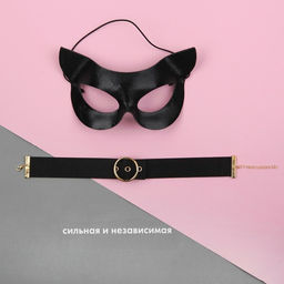 Карнавальный набор Сильная и независимая, маска, чокер, термопринт - Страна карнавалия фото 7