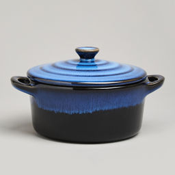 ГОРШОЧЕК ДЛЯ ЗАПЕКАНИЯ REACTIVE BLUE 18,5*14,5*6,5/10СМ 600 МЛ