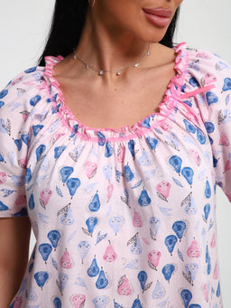 М43 Пижама Мальвина (груши на розовом)