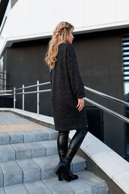 Платье AMORI 9787 черный графит  фото 3