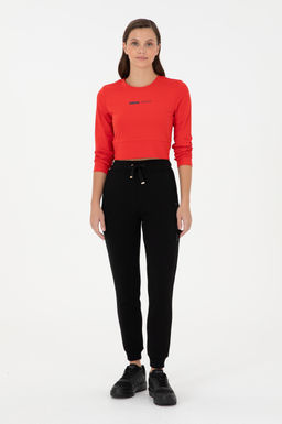 Женские черные спортивные штаны Неожиданная скидка в корзине