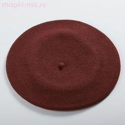 Берет фетр без отделки 11 Берет женский (56-58)