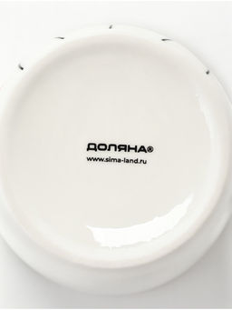 Кружка Доляна «Новогодняя кошка», 380 мл, 8.7×7×11.4 см, фарфор, белая