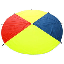 Парашют 4 сектора, d=3 м, цвета МИКС