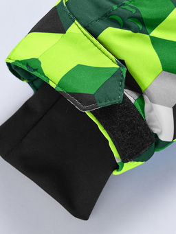 Горнолыжный костюм для мальчика зеленого цвета 9325Z - Valianly фото 23