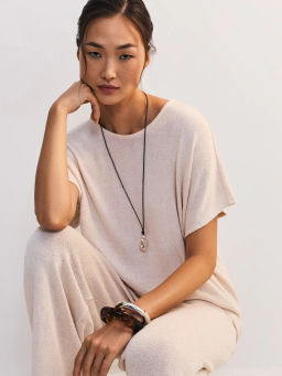 Футболка прямого кроя из вискозы ZR2605013420-60 / Zarina