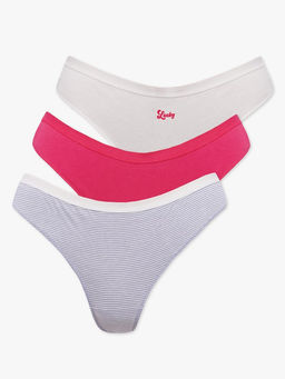 B1085 Трусы-стринги, 3 шт. МУЛЬТИЦВ