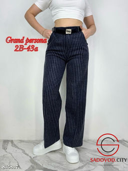 Брюки палаццо на молнии