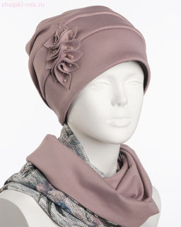 0121к СП Комплект женский флис (шапка+снуд) (56-58)