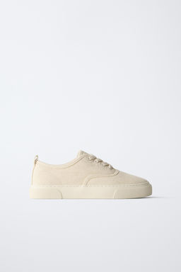 LACE-UP PLIMSOLLS - Zara фото 8