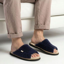 Тапочки-папуче арт. М5/02-05 Ультрамарин - Altro фото 2