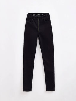 CONTE Джинсы skinny CON-441 на молнии washed black - Conte elegant фото 5