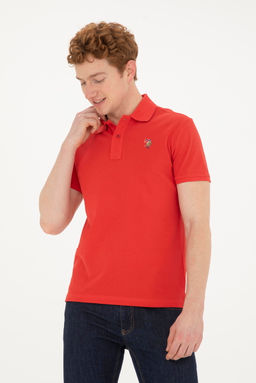 Мужская красная базовая футболка - U.s. polo assn фото 3