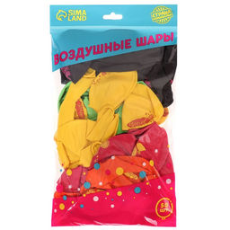 Воздушные шары латексные 12" «Живи ярко», 50 шт.