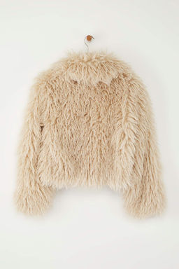 Bej Oversize Kal?p Kurk Mont TWOAW26MO00051