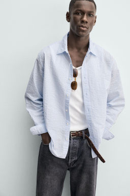 CAMISA REGULAR FIT RAYAS / rayas - Zara фото 13