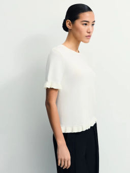 Джемпер с коротким рукавом из вискозы / Zarina