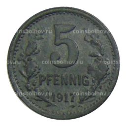 5 пфеннигов 1917 года Германия  Нотгельд Изерлон