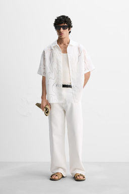 ABSTRACT JACQUARD SHIRT