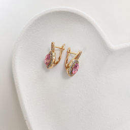 Серьги с кристаллами Swarovski