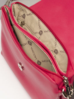 LACCOMA сумка Катрин-24-L815-маджента эко кожа хлопок