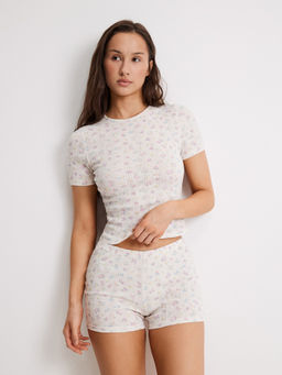 Infinity / Шорты пижамные жен. Sevilla молочный принт