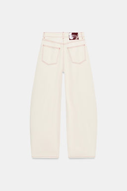 JEANS Z1975 BARREL TIRO MEDIO / Crudo