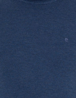 _ndigo Melanj Slim Fit Bal_k__ Yaka Basic Triko Kazak - Pierre cardin фото 6