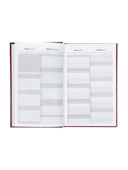 Ежедневник датированный Calligrata, А5, 2026, твёрдая обложка из бумвинила, 168 листов, коричневый