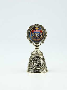 Колокольчик сувенирный на выпускной «Выпускник 2025», 8.5×3.8 см