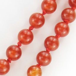 Бусы сердолик, круглые 8мм, длинные 120см