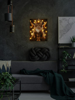 ФРЕЯ PNB/PLDD-358 Набор для раскрашивания по номерам ( со светодиодами ) 50 х 40 см Королевский кот