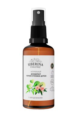 Дезодорант Нероли и розовое дерево с афродизиаками - Siberina фото 2