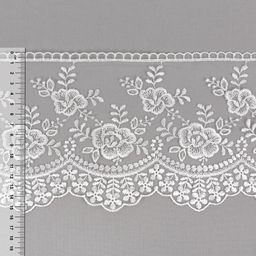 Кружево Gamma сетка 155 мм GKM-15501 в пакете 8.8 м 0.2 Турция СК/Распродажа TL003CR кремовый