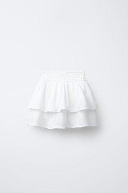 STUDDED RUFFLE BERMUDA SKORT - Zara фото 2