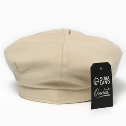 Берет, песочный, р-р 56 см