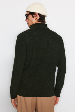 TRENDYOL MAN Ekru Regular Fit Yunlu Fermuarl? Bal?kc? Yaka Triko Kazak TMNAW22KZ0347 - Trendyolmilla фото 46