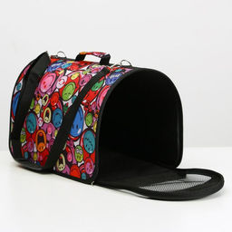 Сумка - переноскара для животных, каркасная, ПВХ, 46 х 28 х 29 см, микс цветов - Пижон фото 5